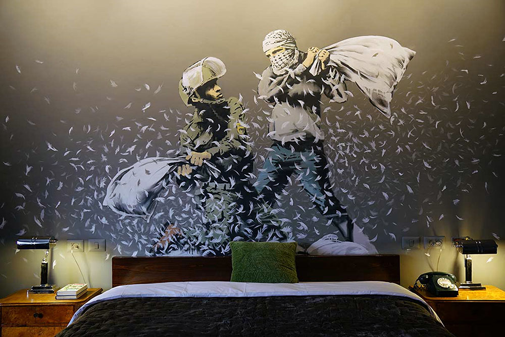 Inside Banksy Walled off hotel